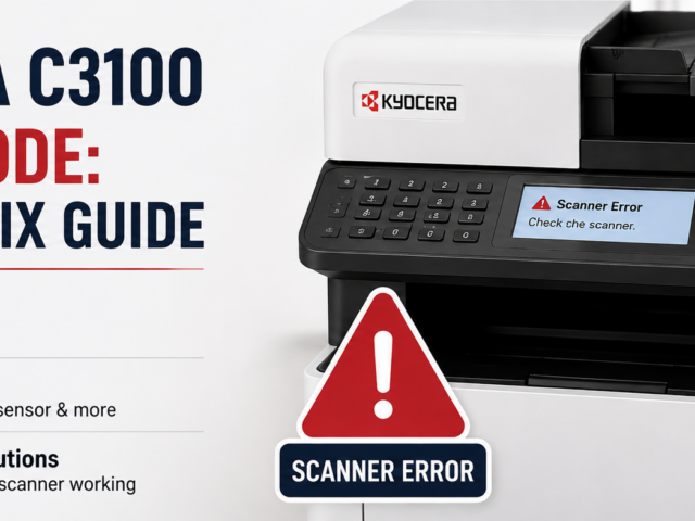 Kyocera C3100 Error
