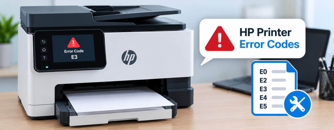 HP Printer Error Codes