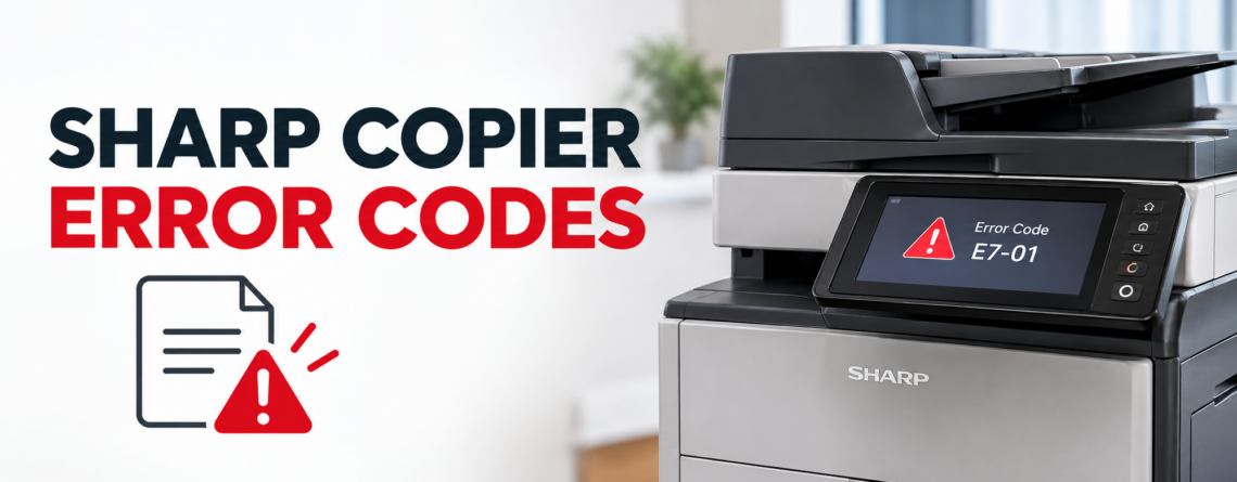 Sharp Copier Error Codes