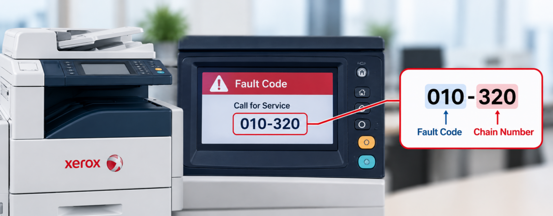 Xerox Fault Codes How to Read the Chain Number
